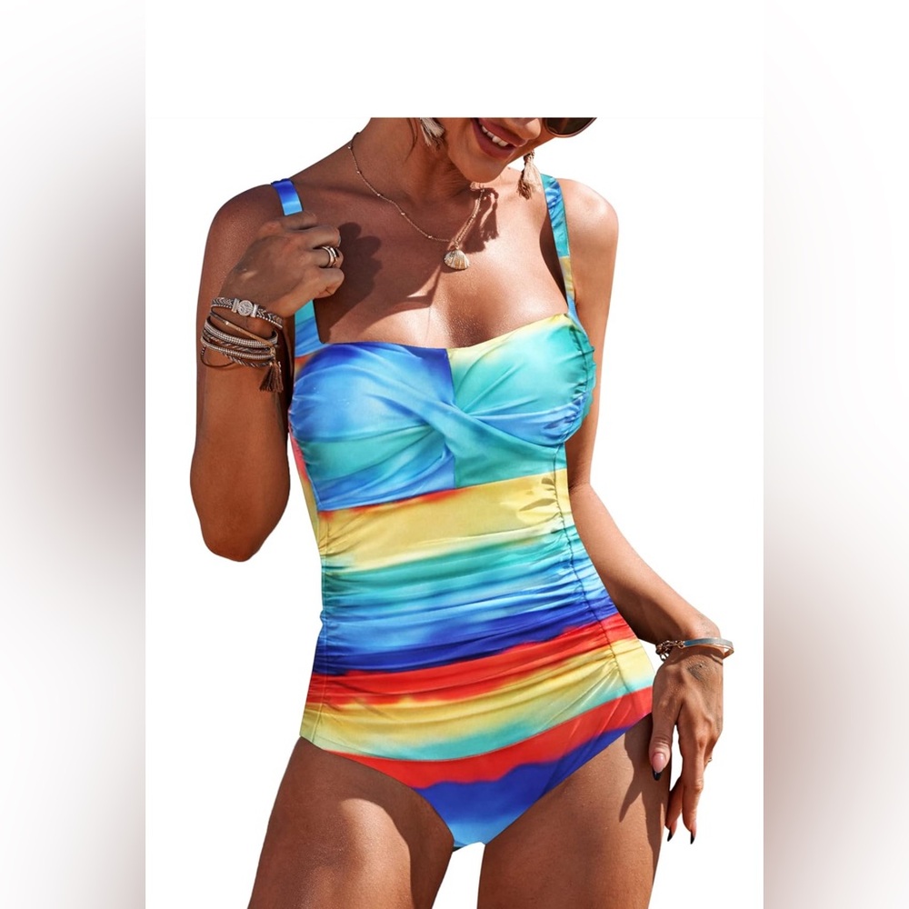 Ekouaner One Piece Bathing Suit